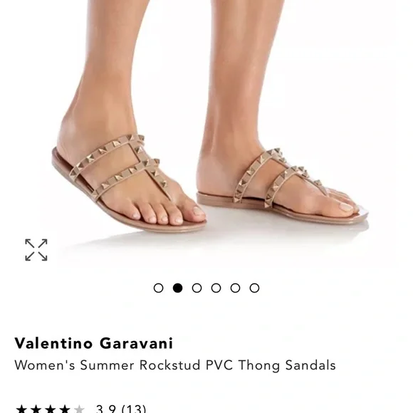 Rockstud pvc thong sandals hotsell
